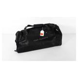 Leather gym or overnight bag, has General