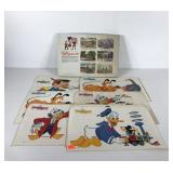 Placemats, Disney characters set of seven and The