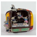 Porcelain Jukebox Jamboree music box, works