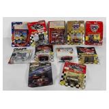 Carded Nascar die cast toy cars, eleven by Hot