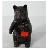 Bear figurine, 7"