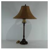 Decorative table lamp, 35" tall, 21" diameter