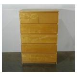 Six drawer chest. Back needs to be reattached