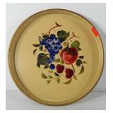 Nashco Painted decorative tray, 13"