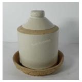 Stonewear chicken waterer/feeder, 11"