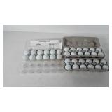 Three dozen titlest Pro.V.1 golf balls, all used