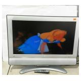 Sharp 32" HDTV on stand with remote. Tested and