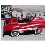 Fire Dept. Pedal Car, missing the front Bell, in