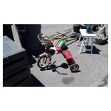 Radio Flyer Tricycle, used with weathered