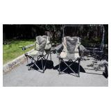 Two Wilcor Outdoor Folding Camping Chairs, used