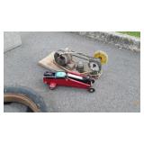 2 ton Floor Jack missing handle, plus Electric