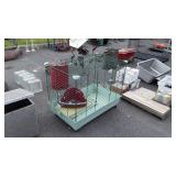 Bird or other small housePet Cage, on wheels.
