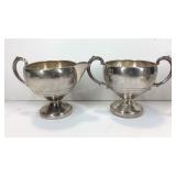1 Silver Goblet & 1 Silver Creamer  Goblet