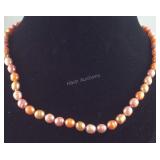 Honora pearl necklace 18in Sterling silver