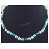 Sterling silver pearl necklace 18in Honora