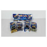 Matchbox die cast vehicles,  all carded, sixteen