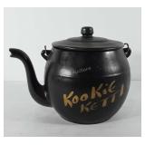 Kookie Kettle cookie jar, 7"