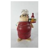 Chef cookie jar, 13.5"