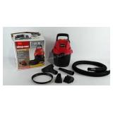 1.5 gallon shop vac, wet/dry vacuum with