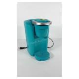 Turquoise Keurig coffee machine, tested and