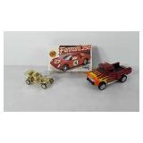 Model cars, includes Ferrari 250 model, Chevy