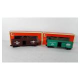 Lionel model train cars, with boxes, includes