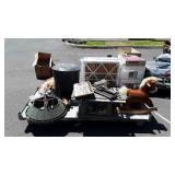 Senco framing nail gun, 10in bench saw, neither