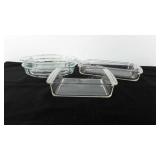 Glassware, pyrex baking/casserole dishes