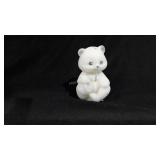 Fenton hand painted teddy bear figurine