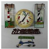 Hanging decor, includes Springfield bird themed