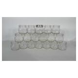 18 Ball Mason wide mouth jars. All are 500ml.