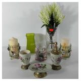 Home decor group, includes vase with everlasting
