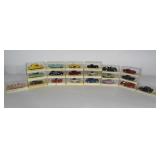 20 Solido collectible cars in original display