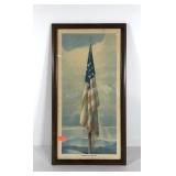 Sentinel of Freedom flag print by Adrian Brewer,