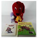 Toys/books, Clifford and friends stuffed animal,