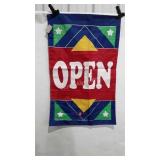 Open flag, 28" x 43.5"