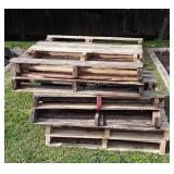 6-Wood Pallets, 2 like new 4 used
