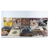 Group of classic rock records, includes Bob