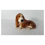 Home decor, Basset hound statue, 8" x 11"