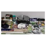 Camping group, portable satellite dish,