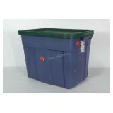 18 gallon Rubbermaid Roughneck storage tote with
