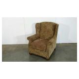 Arm chair, paisley and floral print, seller code
