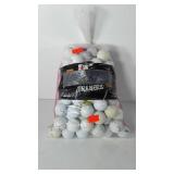 100 practice golf balls, all used, includes Ultra
