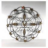 Ironworks rooster decor wall hanging, 34"