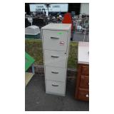 Four Drawer Lightweight File Cabinet, used