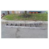 8ft All Wood Step Ladder, older used Ladder