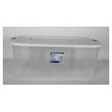26 gallon Sterlite storage tote with lid.
