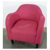 Pink armchair, lightweight