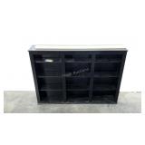 Laminate shelving, includes stability mounting