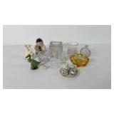 Mixed group, includes individual salt dishes, ash